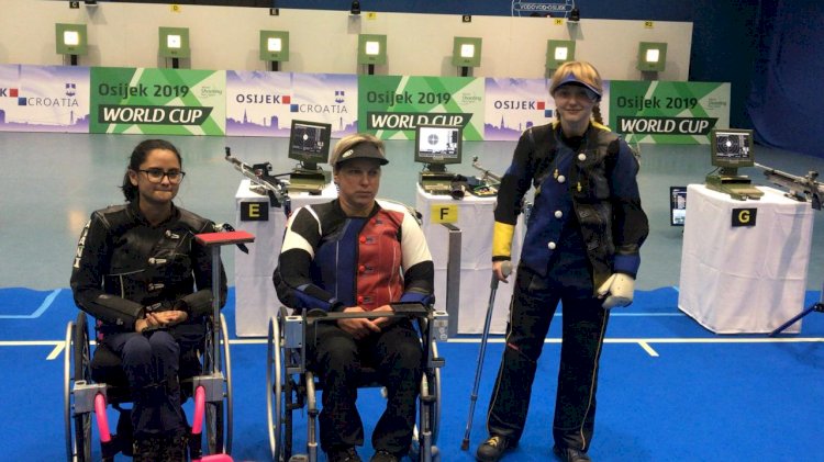 Para Shooting World Cup  Osijek, Croatia - Avani Lekhara wins Silver in Air Rifle