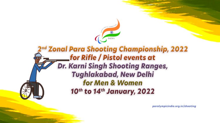 2nd Zonal Para Shooting Championship, 2022 New Delhi