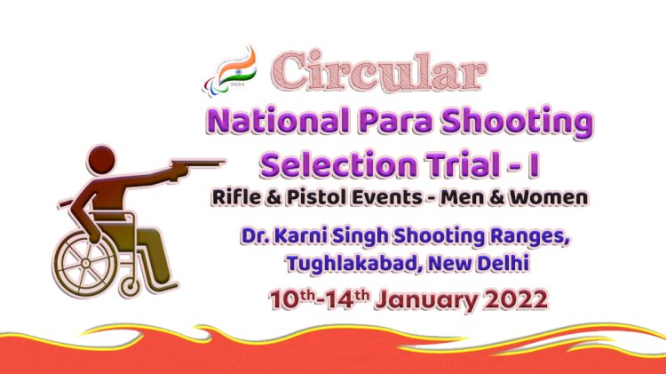 Circular - National Para Shooting Selection Trial 1
