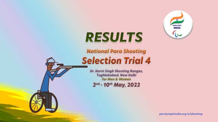Results - National Para Shooting Selection Trial 4