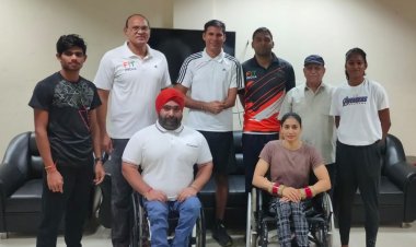 Glimpses from the send-off organized by SAI Gandhinagar