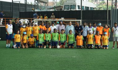 Demonstrative 5-A-side match at Cochin for selection of Indian team to play with UK team