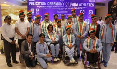 A warm send off ceremony to our para athletes for Birmingham CWG 2022.