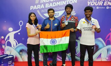 Indian Team Won 3 Medals in Indonesia Para Badminton International