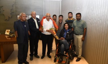 Paralympic Fraternity meets Hon. Chief Minister of Gujarat